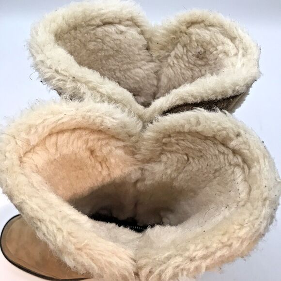 UGG Australia Katia Boots Women's 5 Brown Waterproof Suede Sheepskin 1008030 - Picture 6 of 11